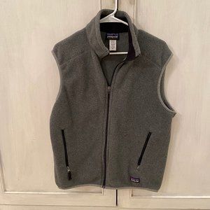 Patagonia classic synchilla fleece gray vest size medium